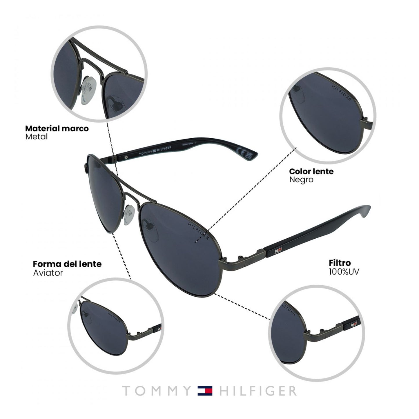 Lentes De Sol Tommy Hilfiger Outlook X67138
