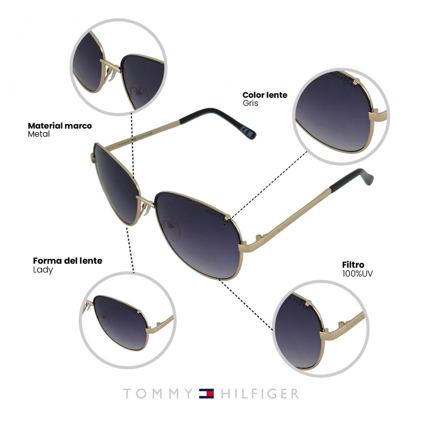 Lentes De Sol Tommy Hilfiger Outlook X60035