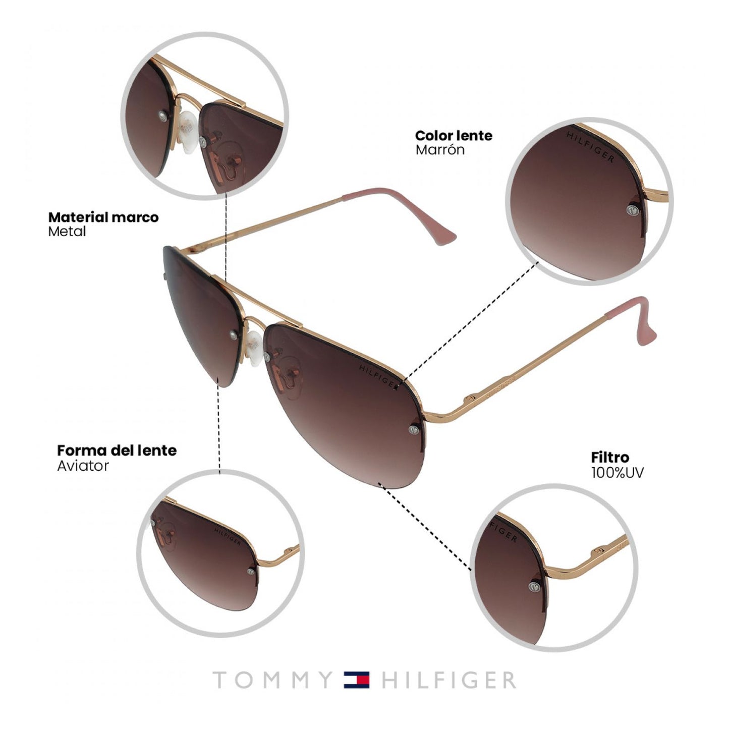 Lentes De Sol Tommy Hilfiger Outlook X60038