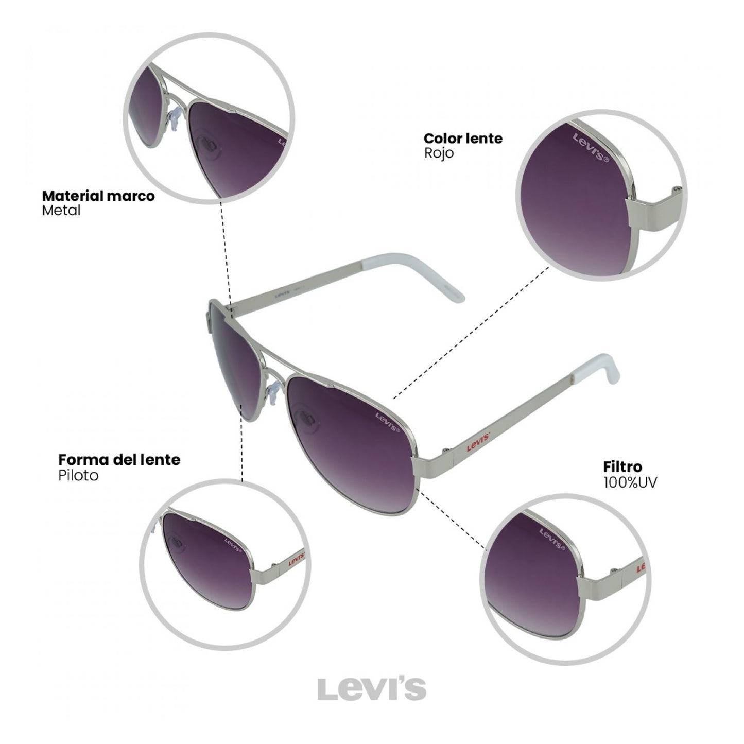 Lentes De Sol Levis Outlook X14057