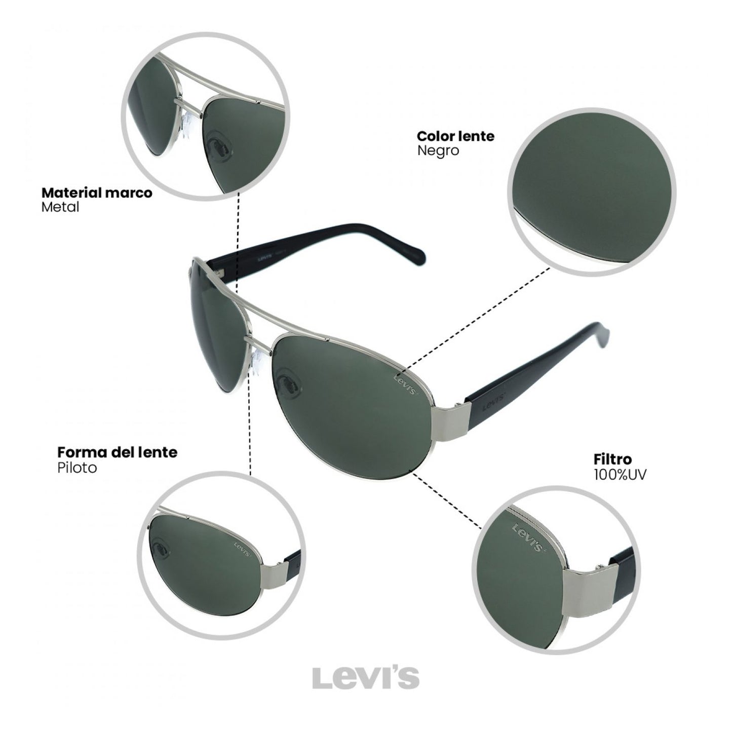 Lentes De Sol Levis Outlook X14063