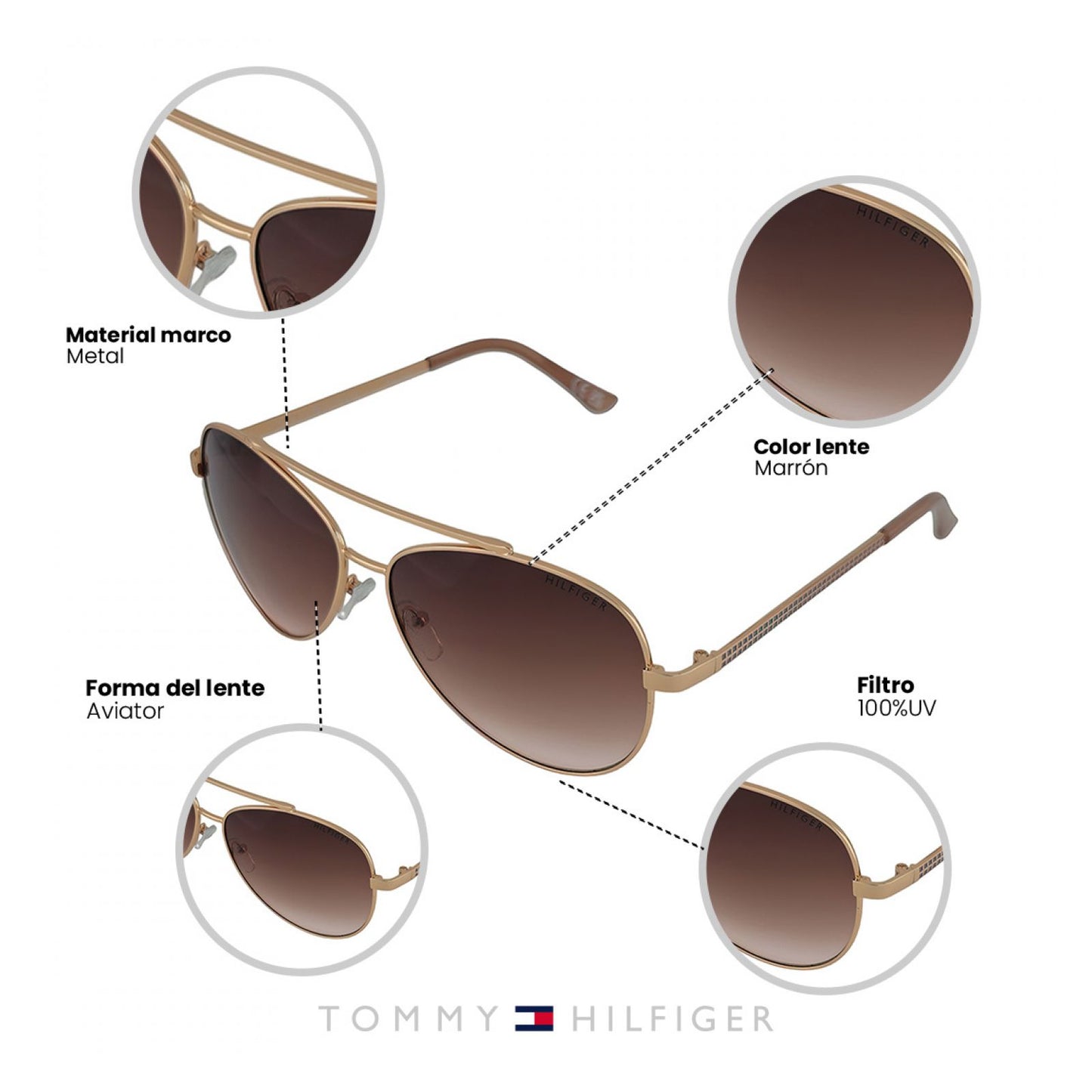 Lentes De Sol Tommy Hilfiger Outlook X60100