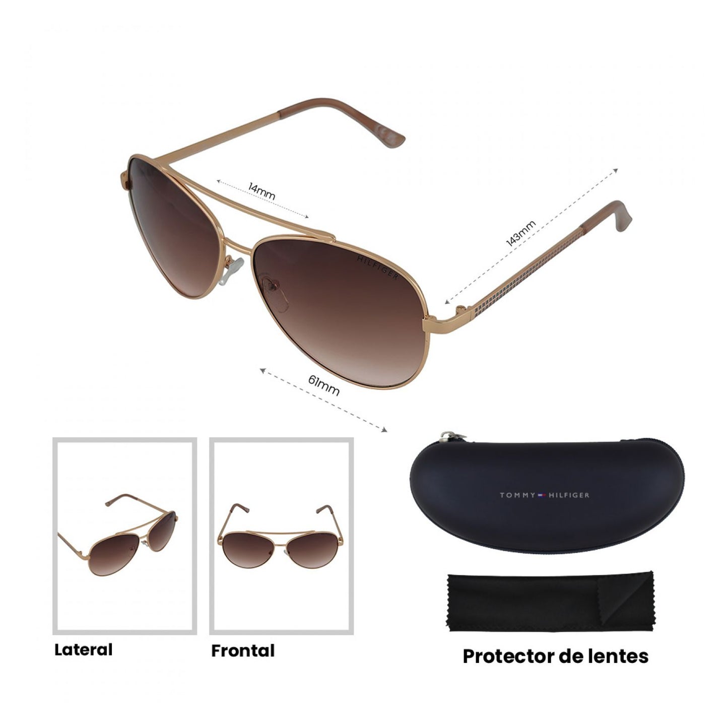 Lentes De Sol Tommy Hilfiger Outlook X60100