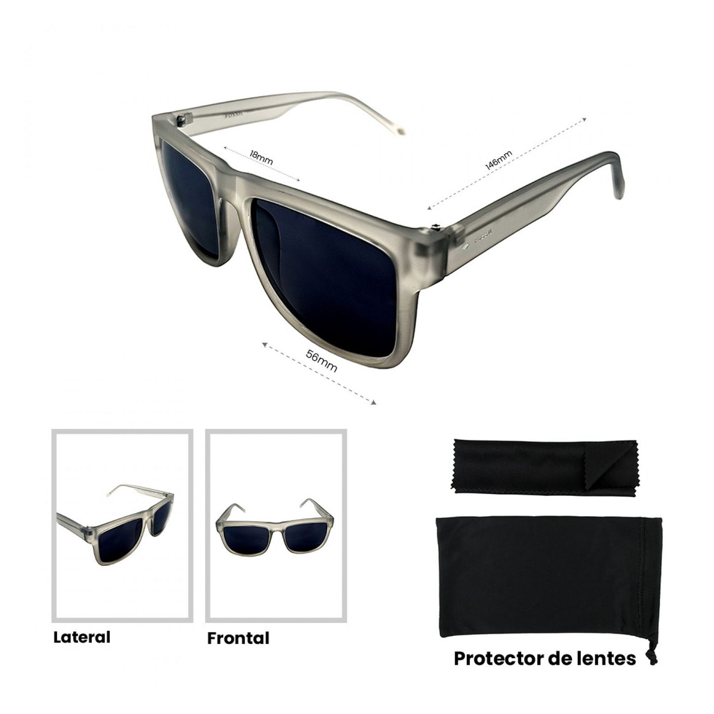 Lentes De Sol Fossil Outlook X80085