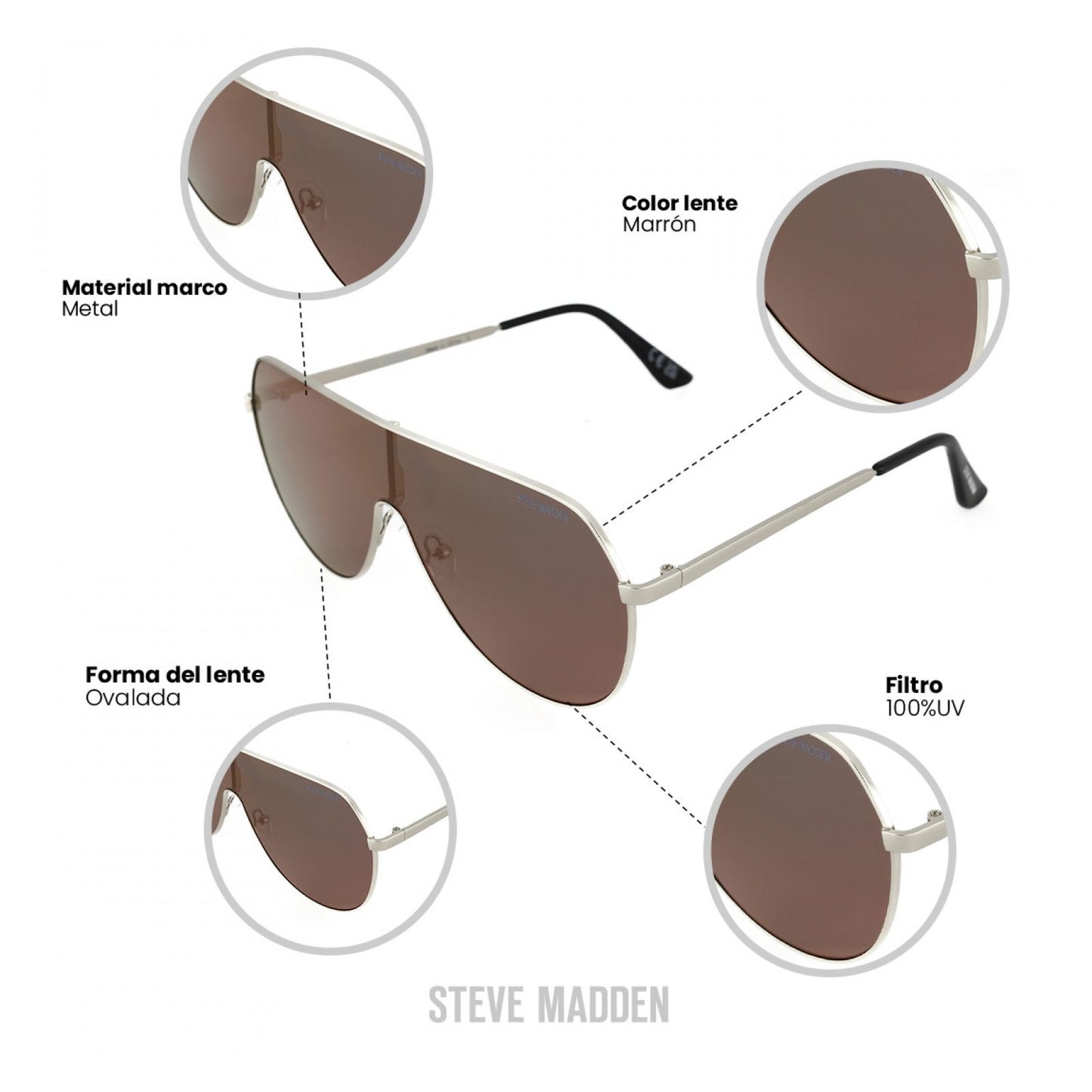 Lentes De Sol Steve Madden Outlook X17074