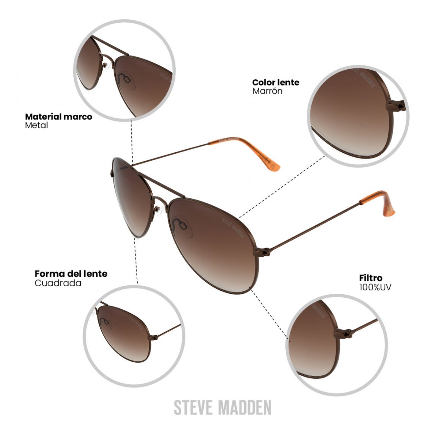 Lentes De Sol Steve Madden Outlook X17096