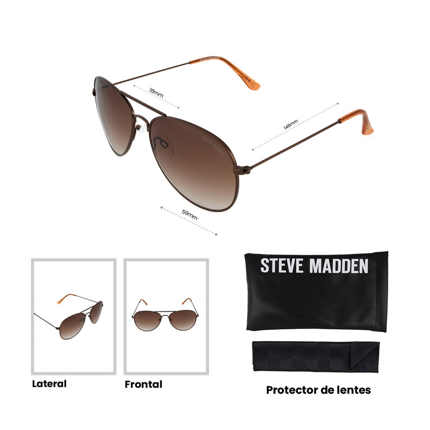 Lentes De Sol Steve Madden Outlook X17096