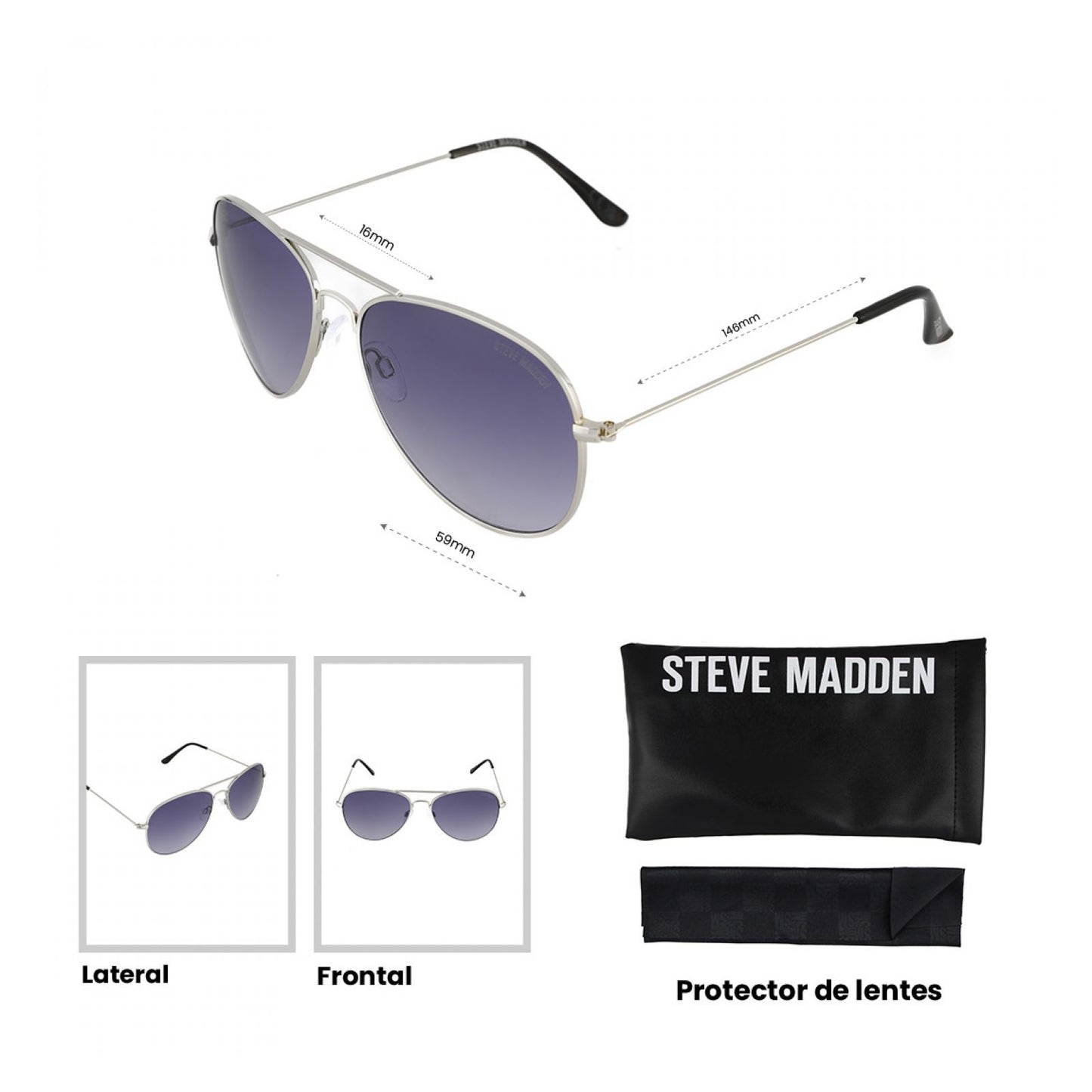 Lentes De Sol Steve Madden Outlook X17097