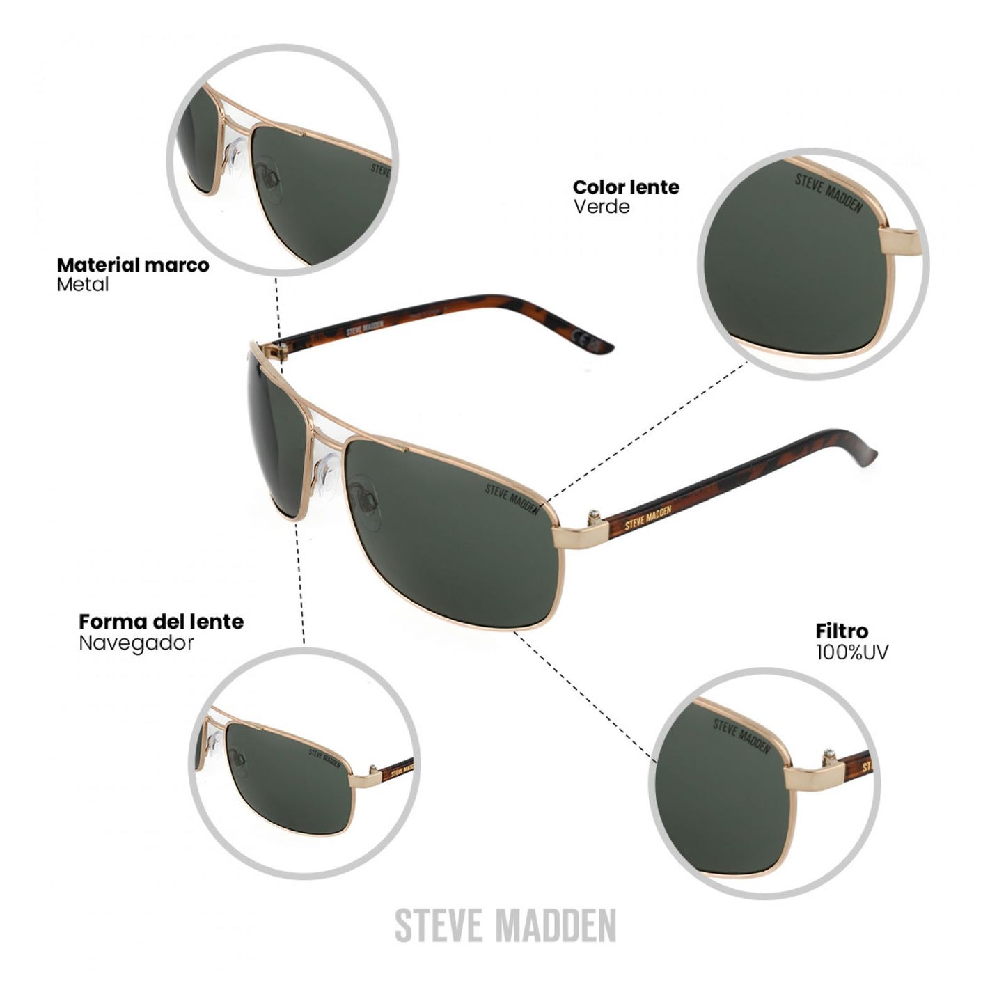 Lentes De Sol Steve Madden Outlook X17114