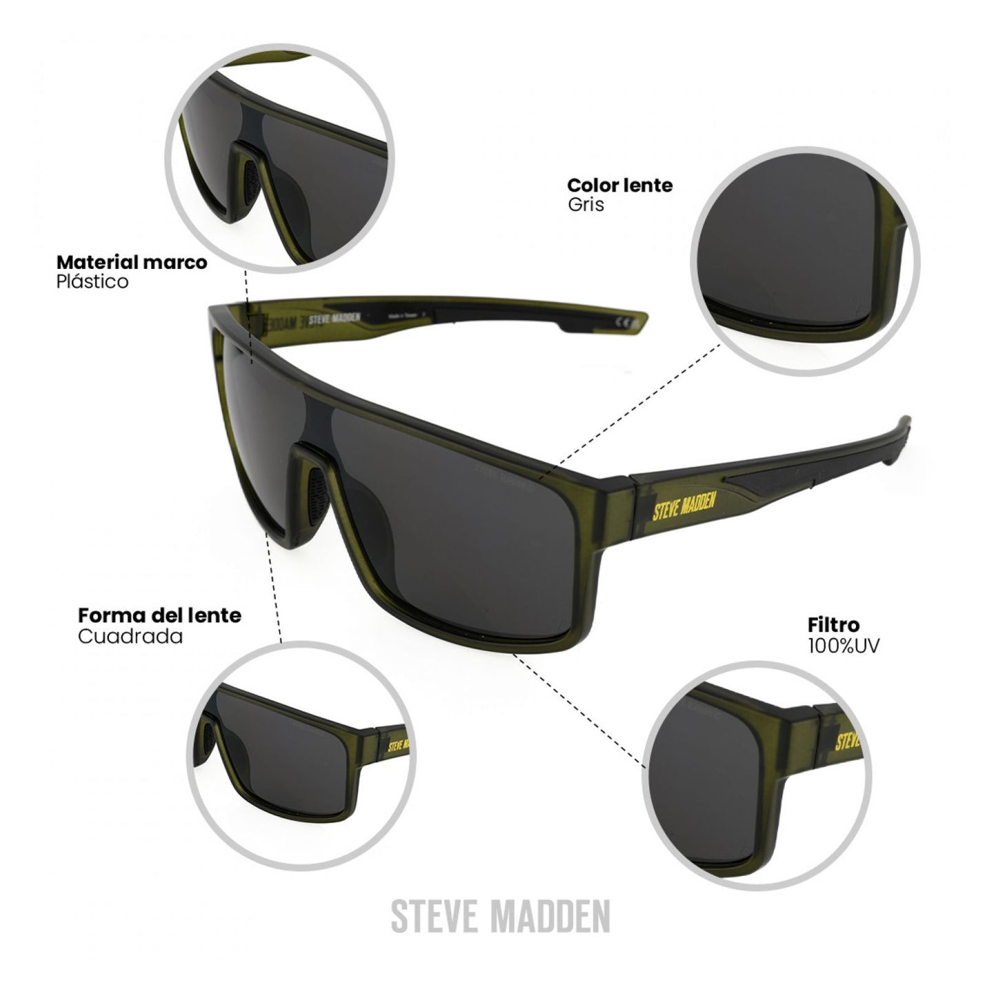 Lentes De Sol Steve Madden Outlook X17174