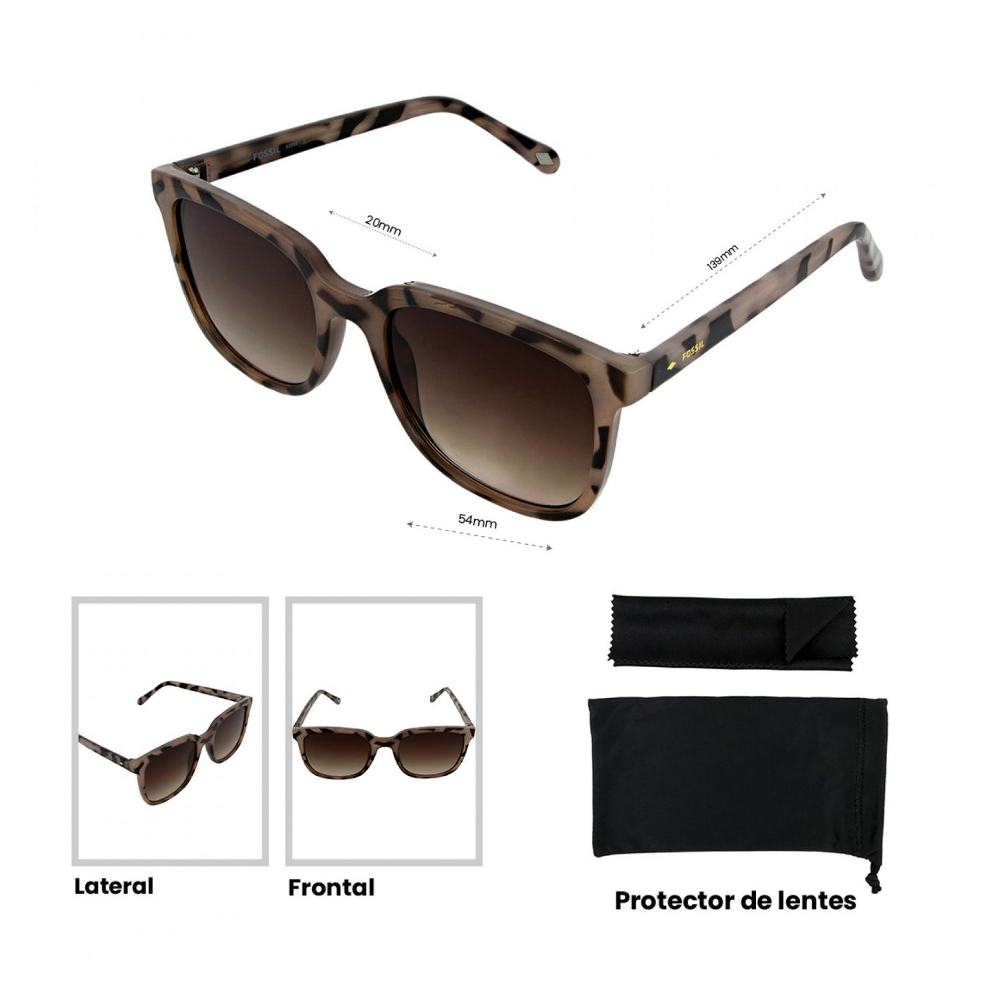 Lentes De Sol Fossil Outlook X82693