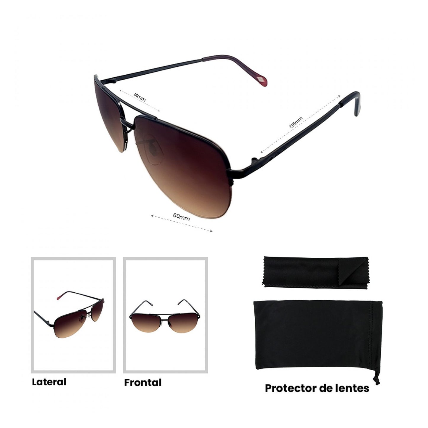 Lentes De Sol Fossil Outlook 66353539