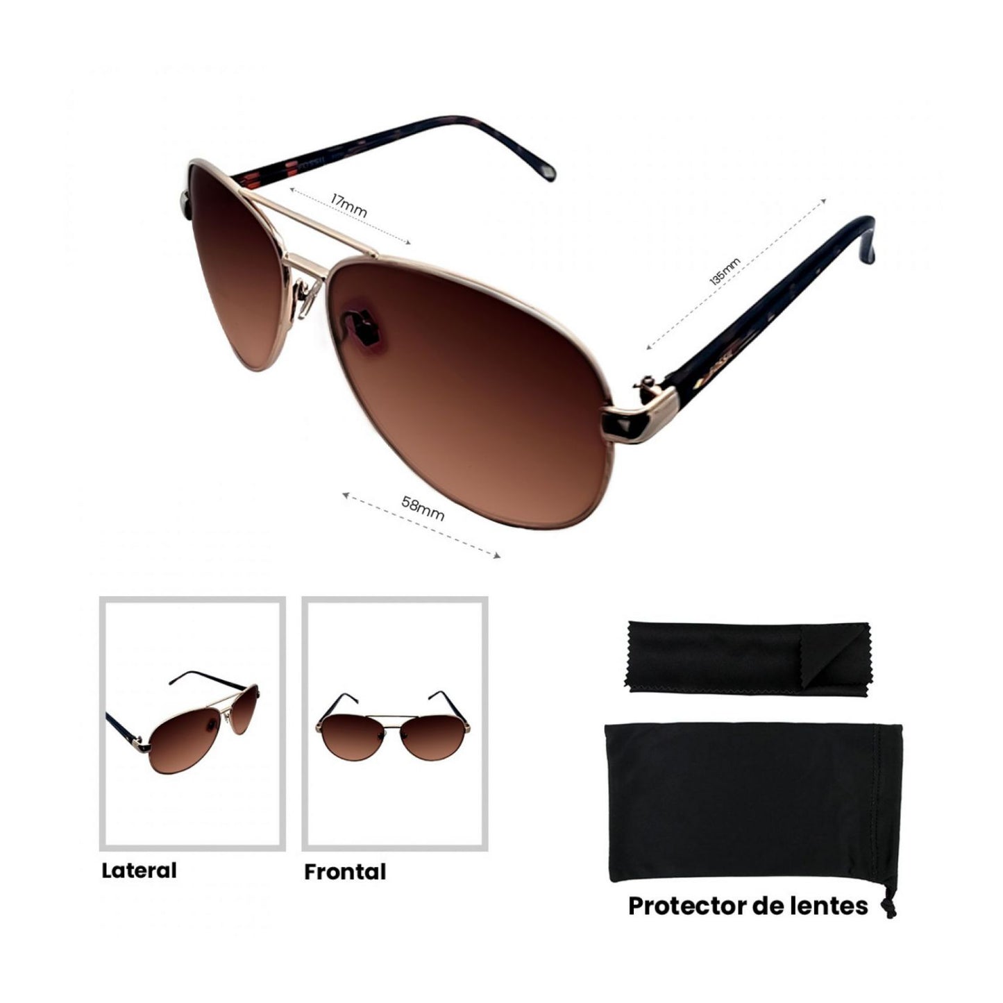 Lentes De Sol Fossil Outlook 66353598