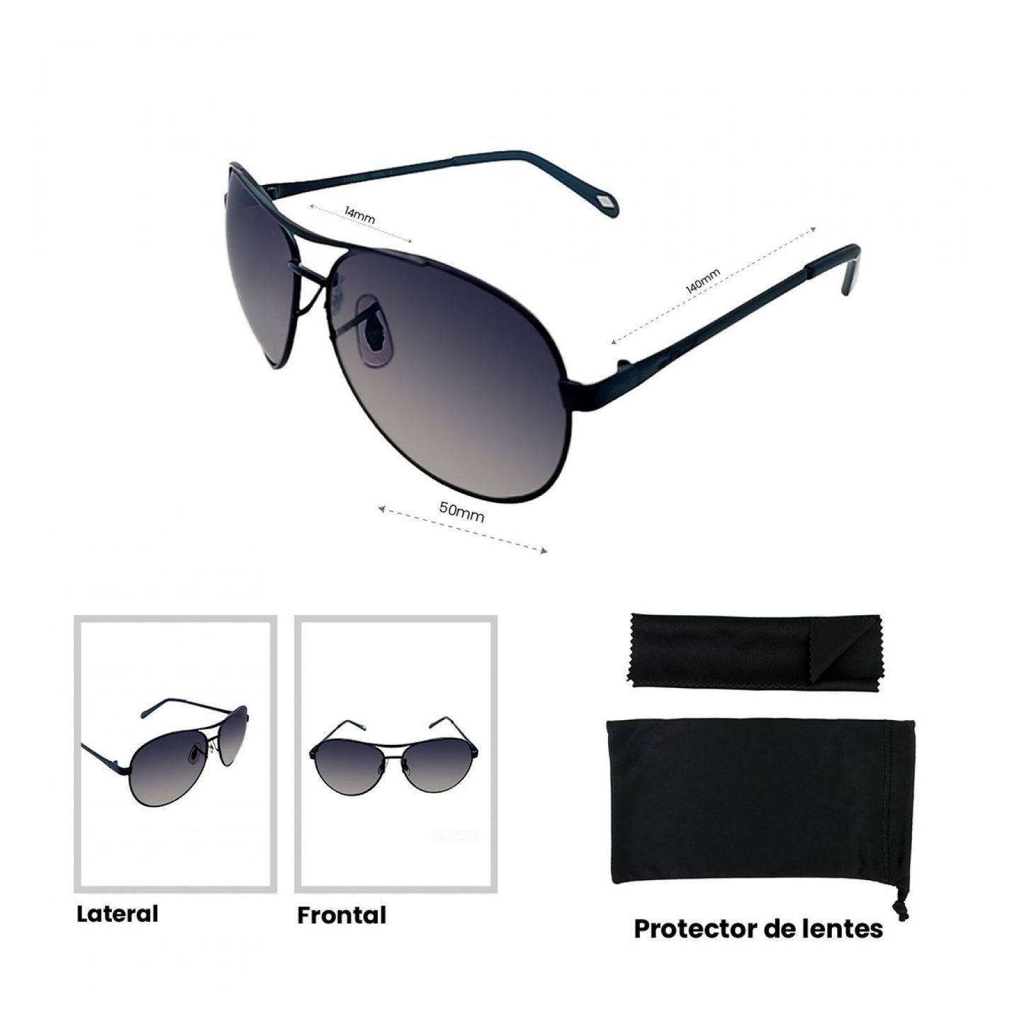 Lentes De Sol Fossil Outlook 66353753