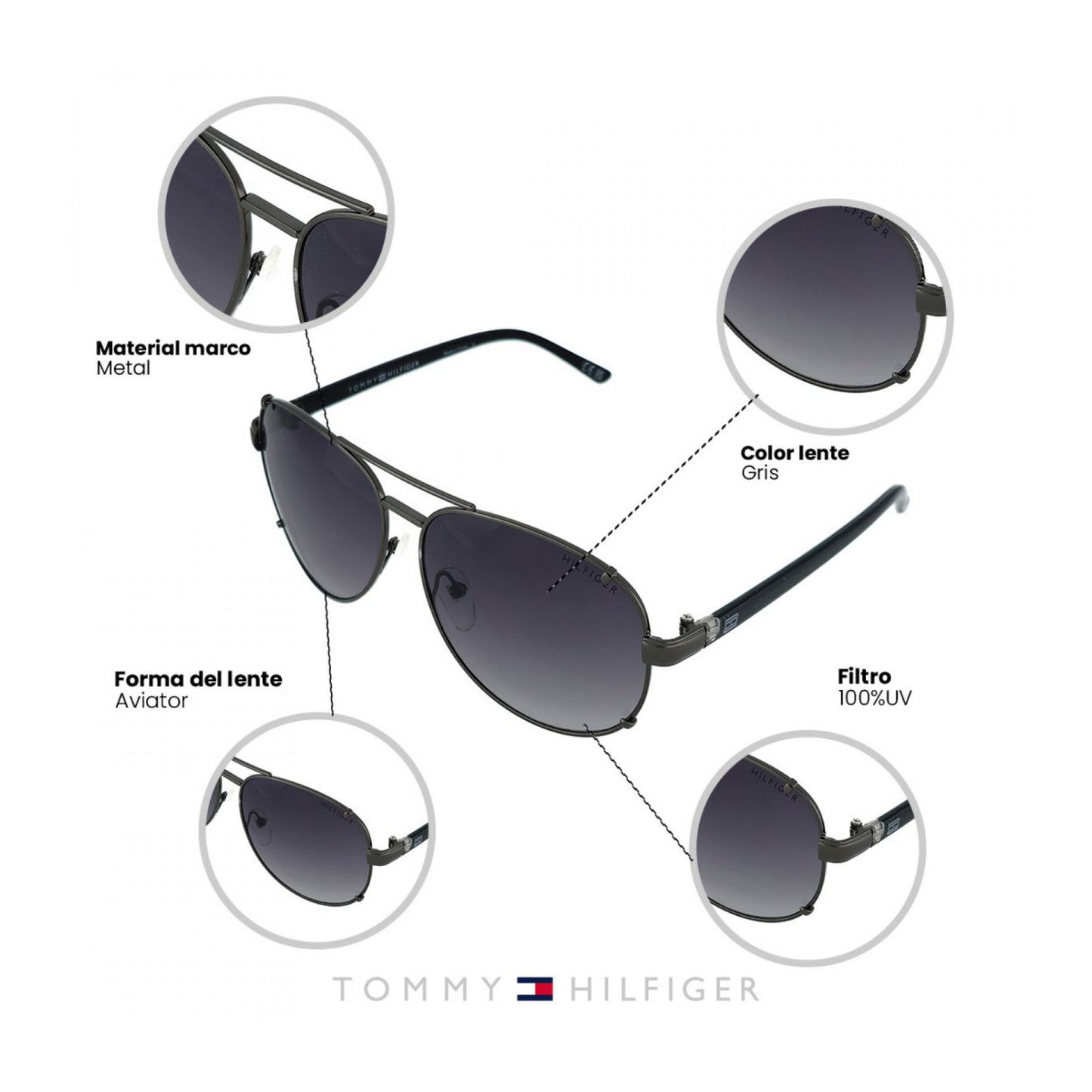 Lentes De Sol Tommy Hilfiger Outlook 66397131