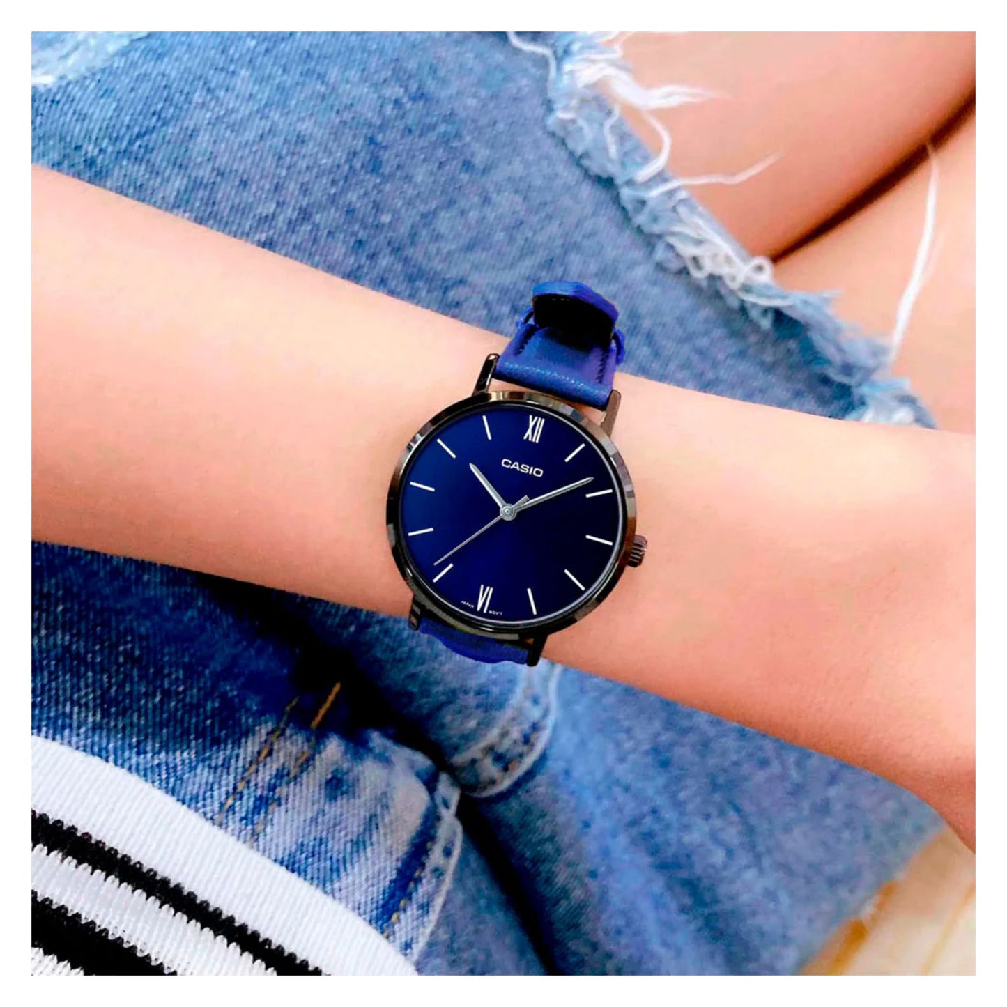 Reloj Casio Ltpvt02bl-2audf Ltpvt02bl-2audf