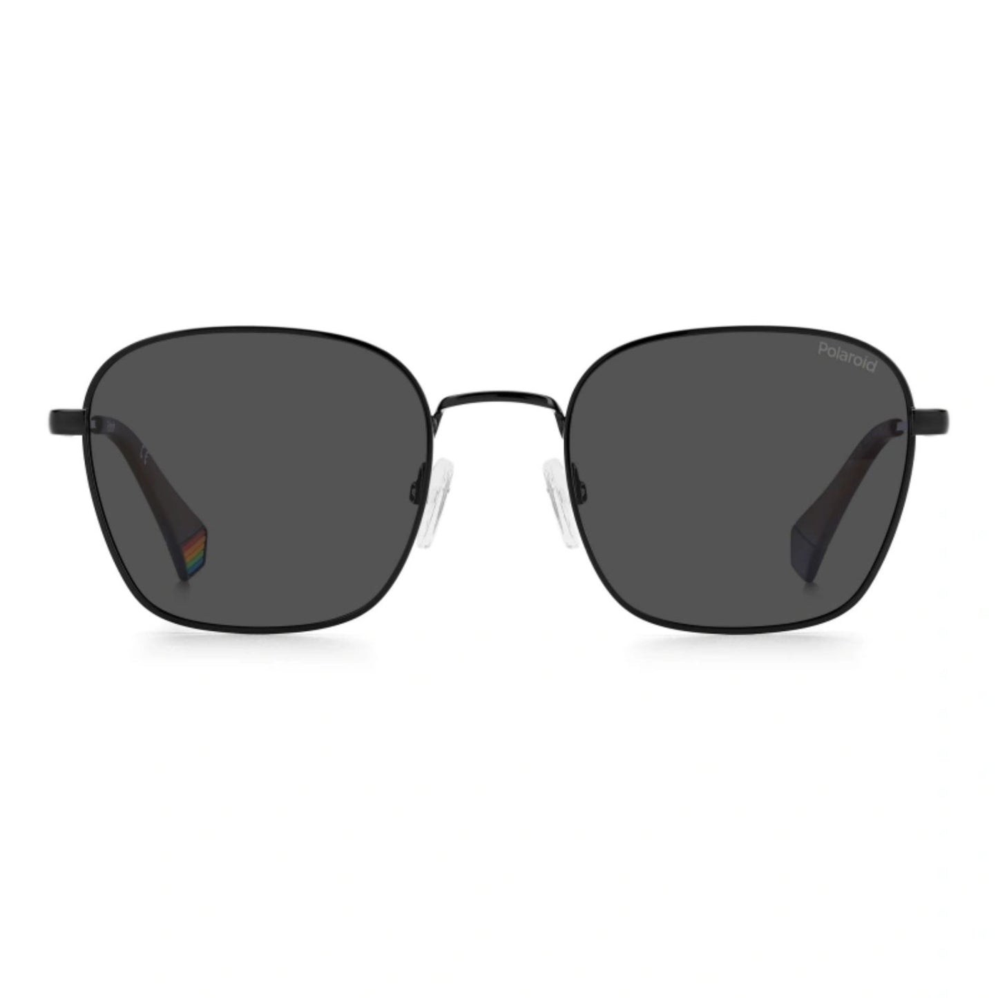 Lentes De Sol Polaroid Negras Hexagonales