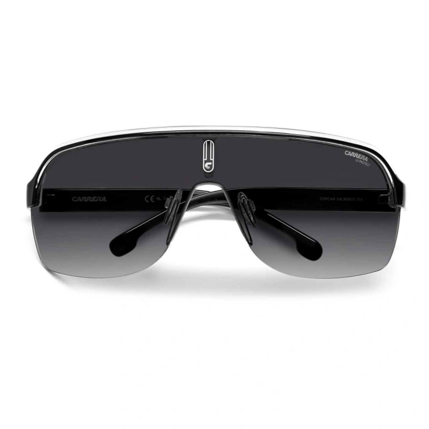 Lentes De Sol Forma Máscara Carrera Negro