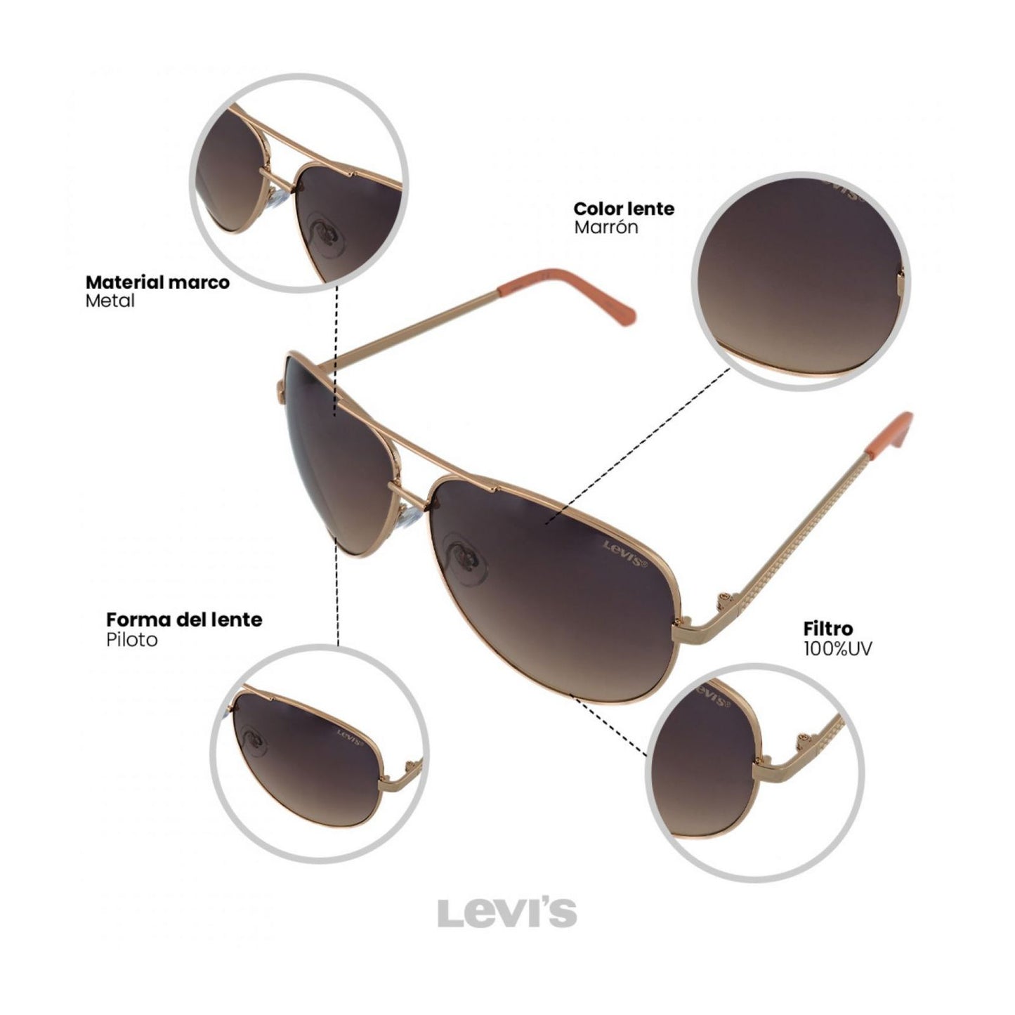 Lentes De Sol Levis Outlook X13038