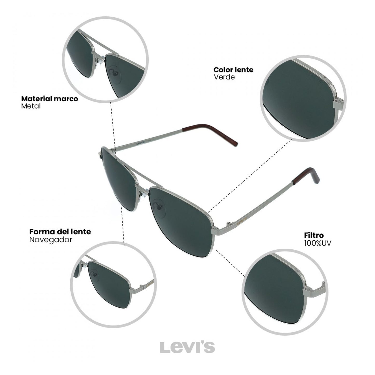 Lentes De Sol Levis Outlook X14026