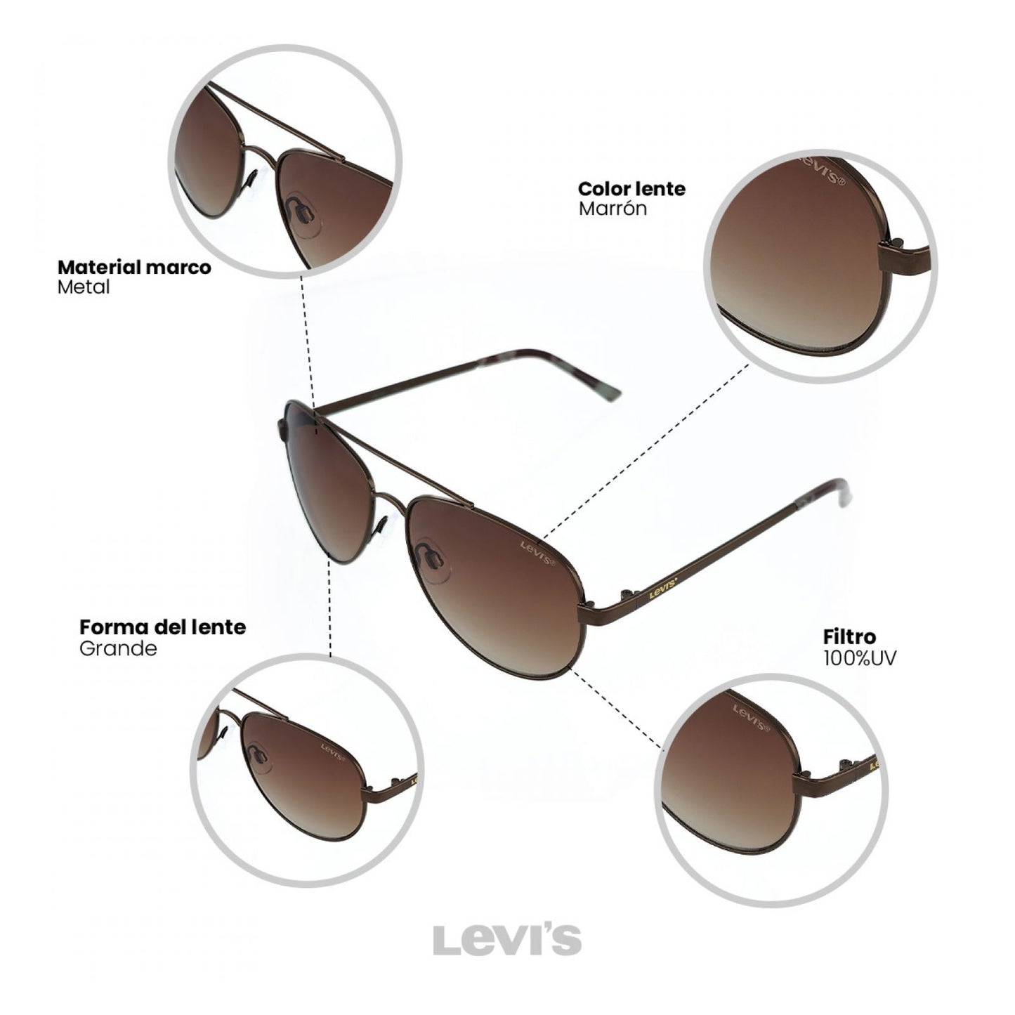 Lentes De Sol Levis Outlook X13048