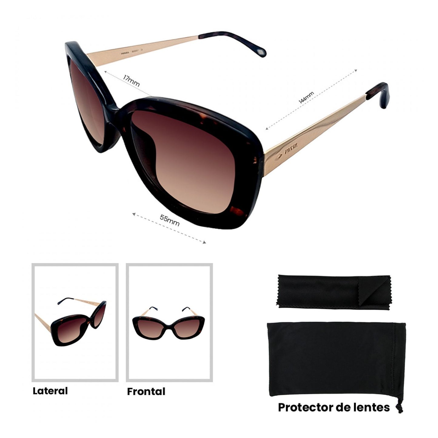 Lentes De Sol Fossil Outlook X82557