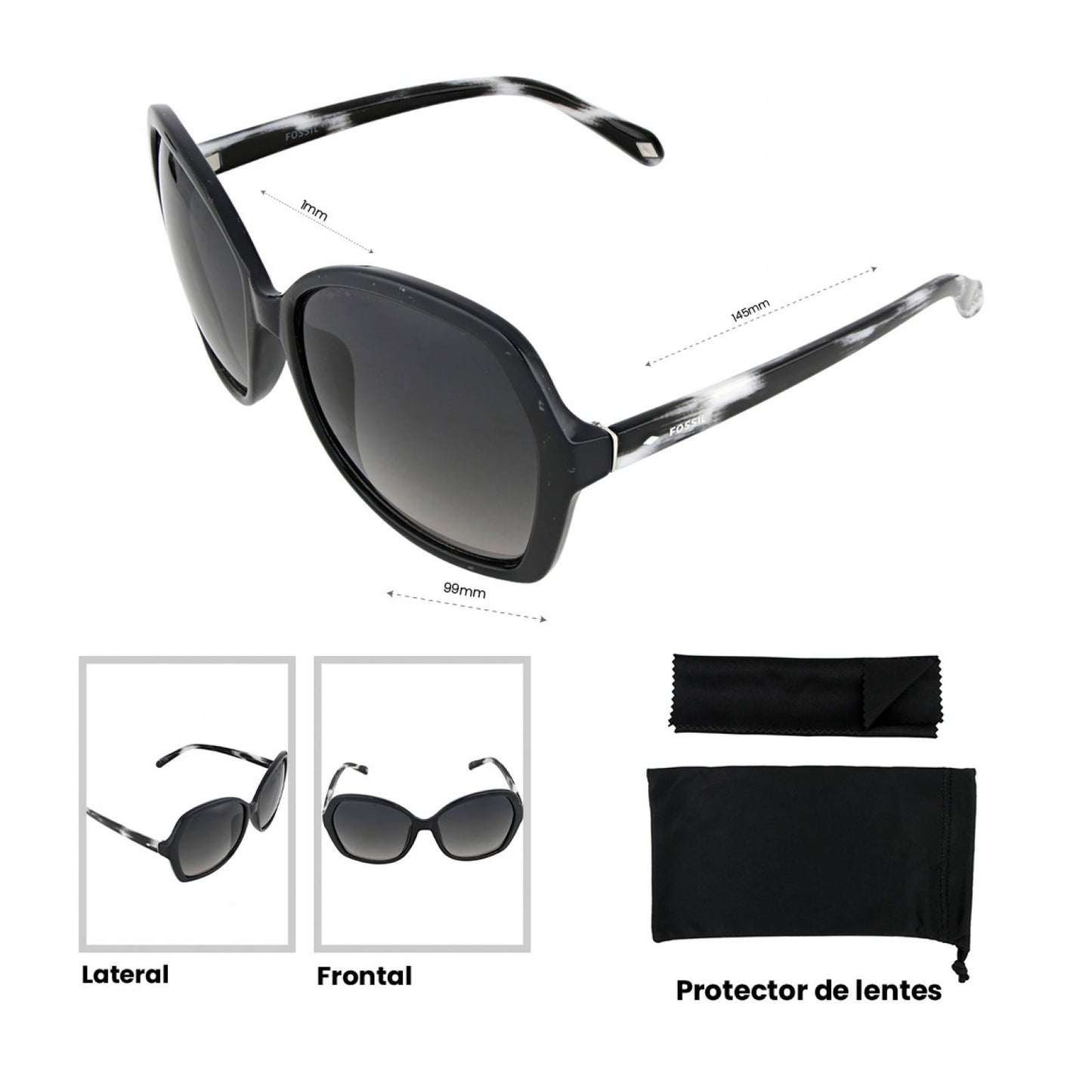 Lentes De Sol Fossil Outlook X82562