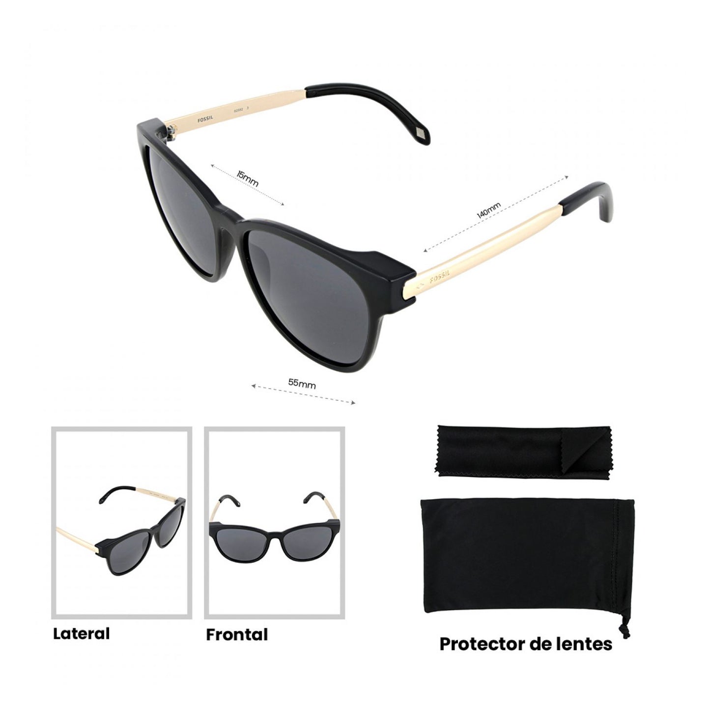 Lentes De Sol Fossil Outlook X82582