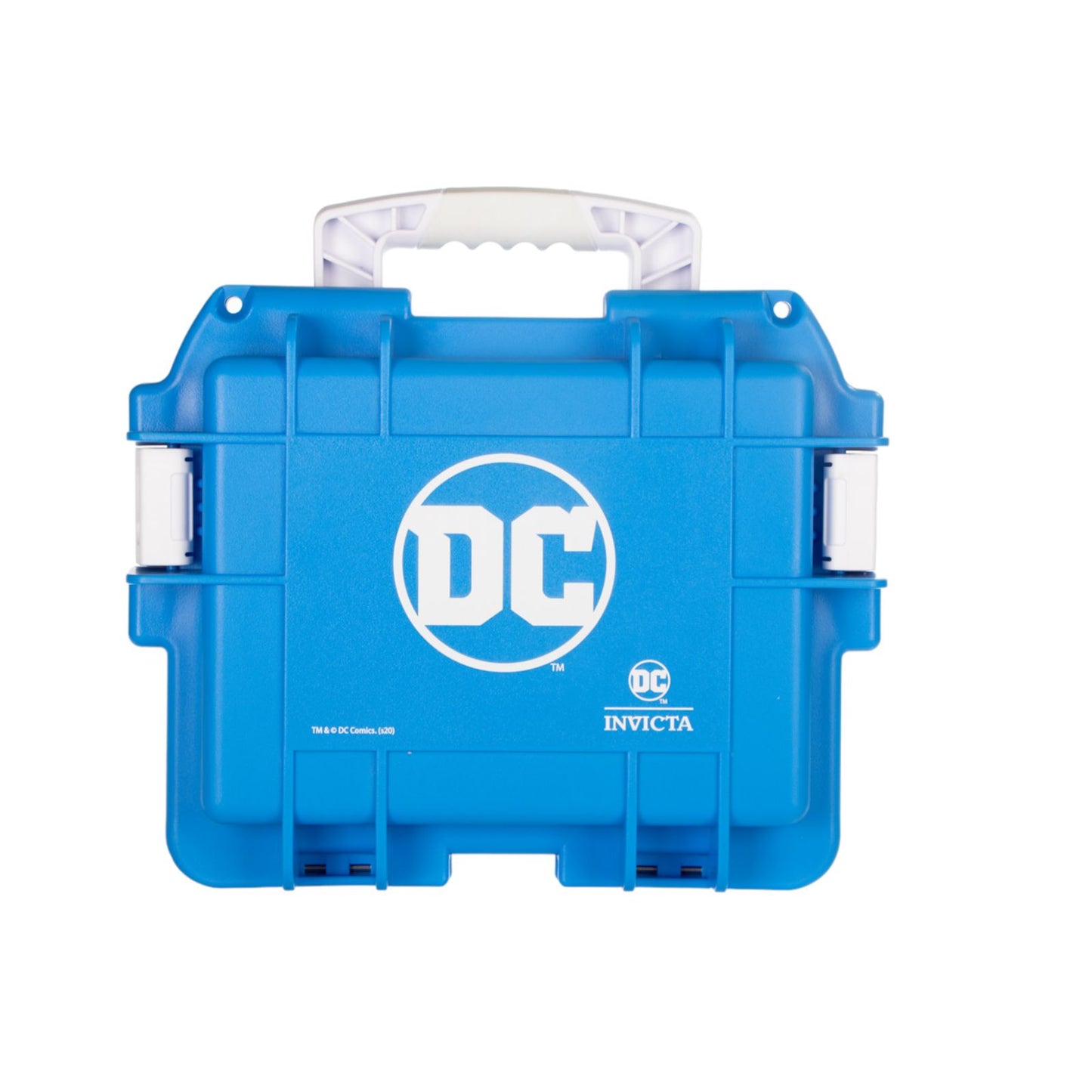 CAJA DE IMPACTO INVICTA DC COMICS PARA 3 RELOJES - AZUL