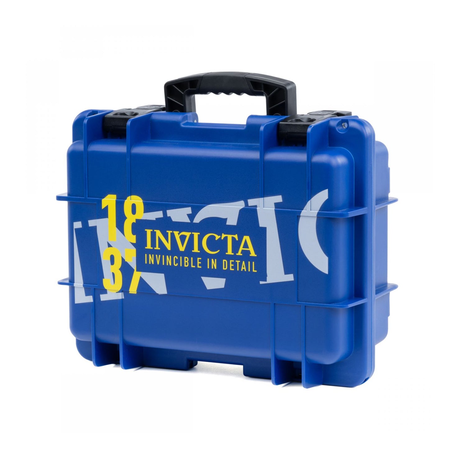 CAJA DE IMPACTO INVICTA EDICIÓN 1837 PARA 8 RELOJES - AZUL