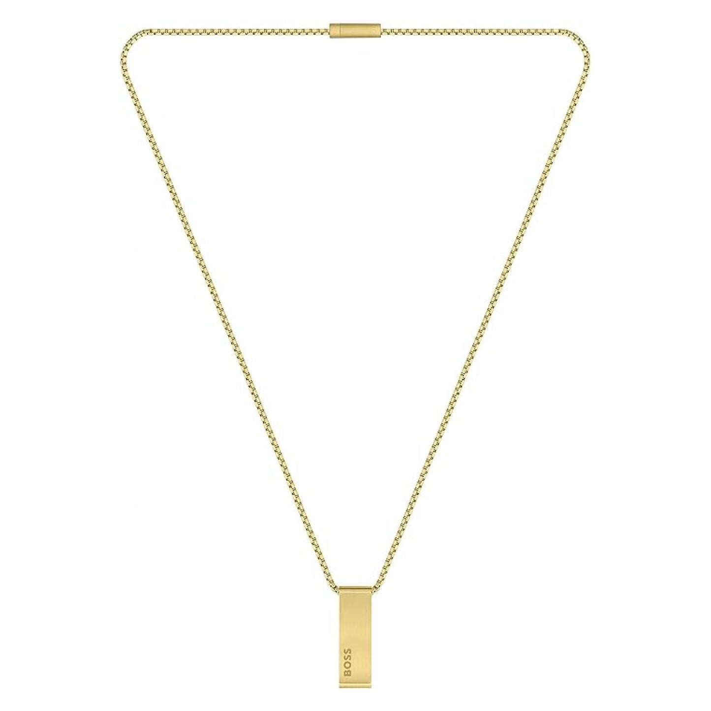 Collar Hugo Boss Acero Inoxidable 1580360 Hombre