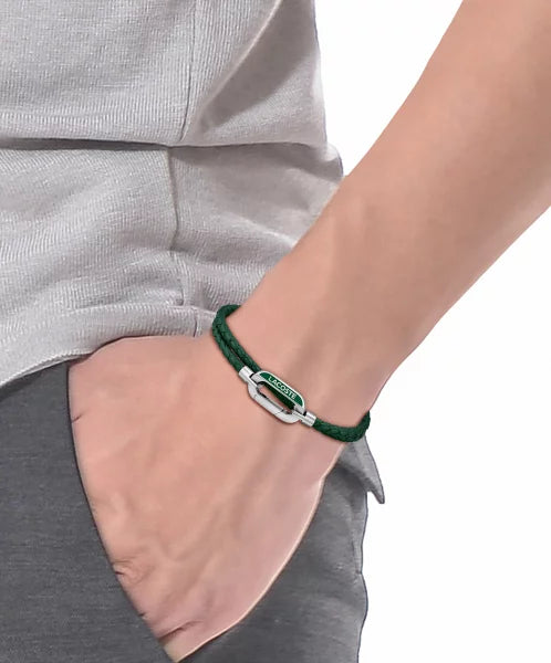 Brazalete Lacoste Cuero 2040111 Hombre