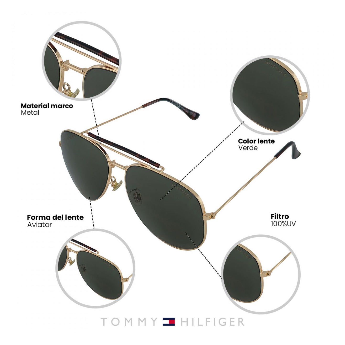 Lentes De Sol Tommy Hilfiger Outlook X64006