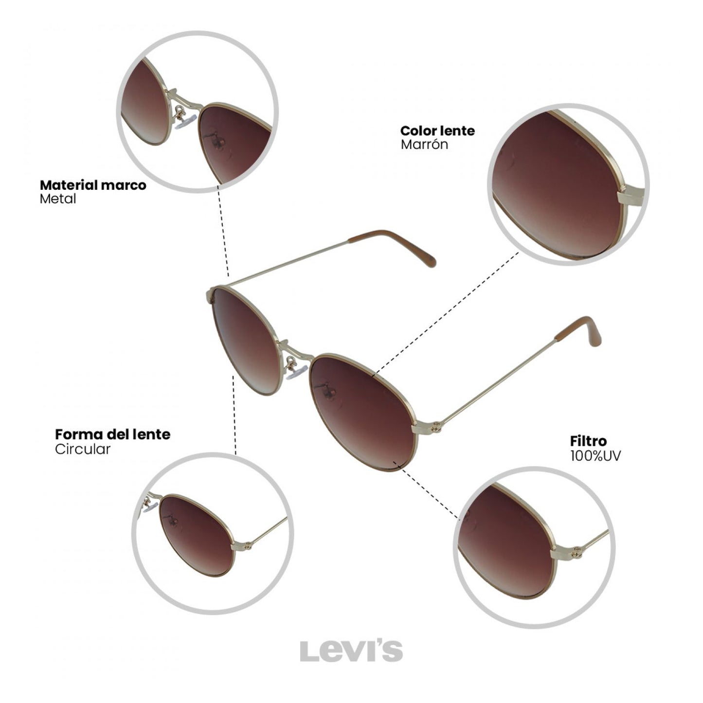 Lentes De Sol Levis Outlook X13028