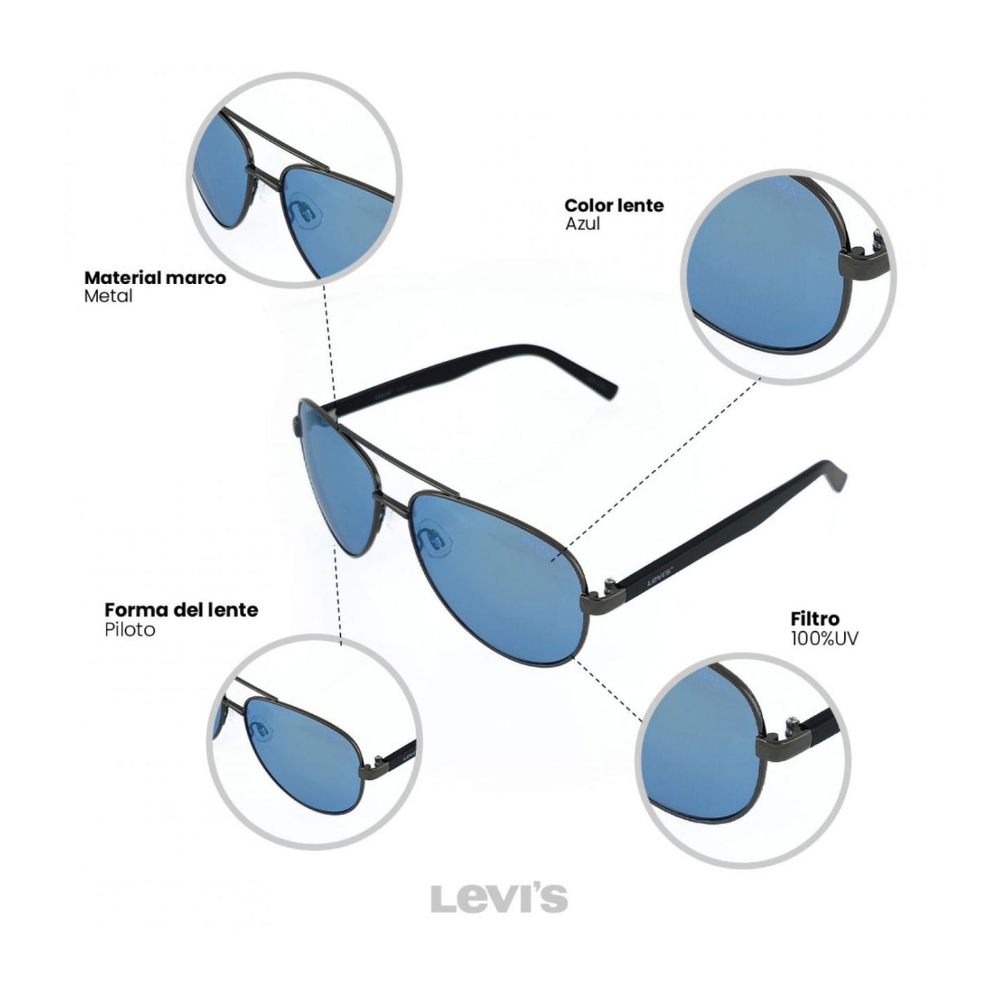 Lentes De Sol Levis Outlook X14029