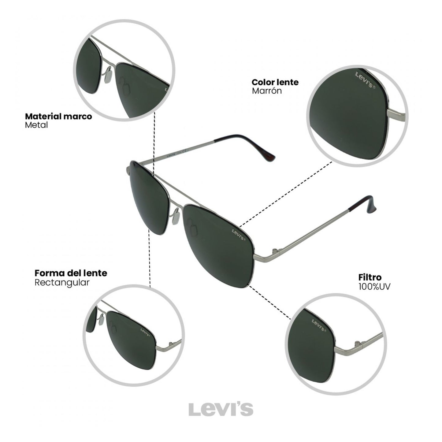 Lentes De Sol Levis Outlook X14040