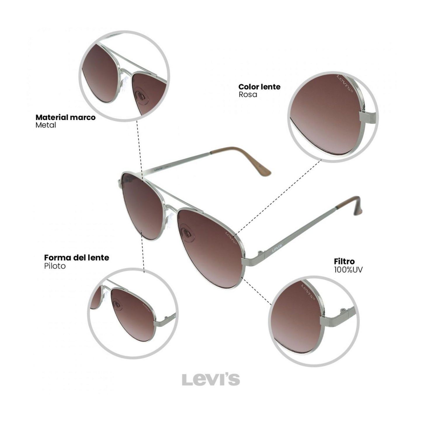 Lentes De Sol Levis Outlook X14066