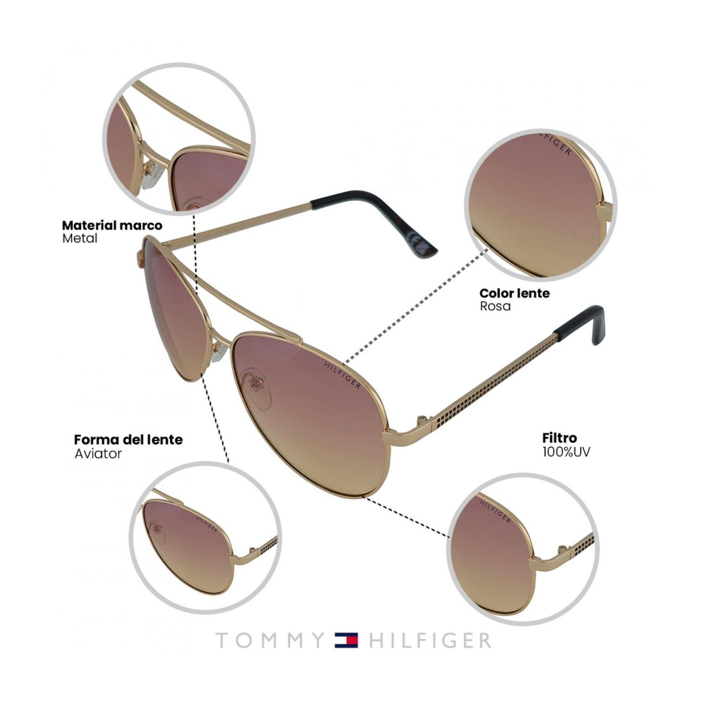 Lentes De Sol Tommy Hilfiger Outlook X60101