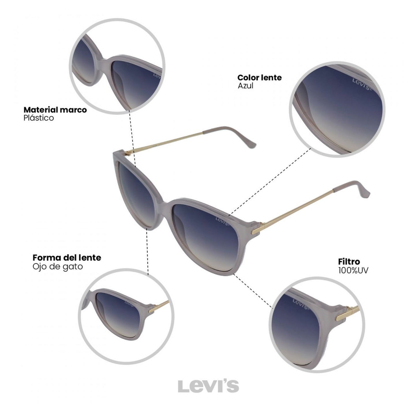 Lentes De Sol Levis Outlook X13129