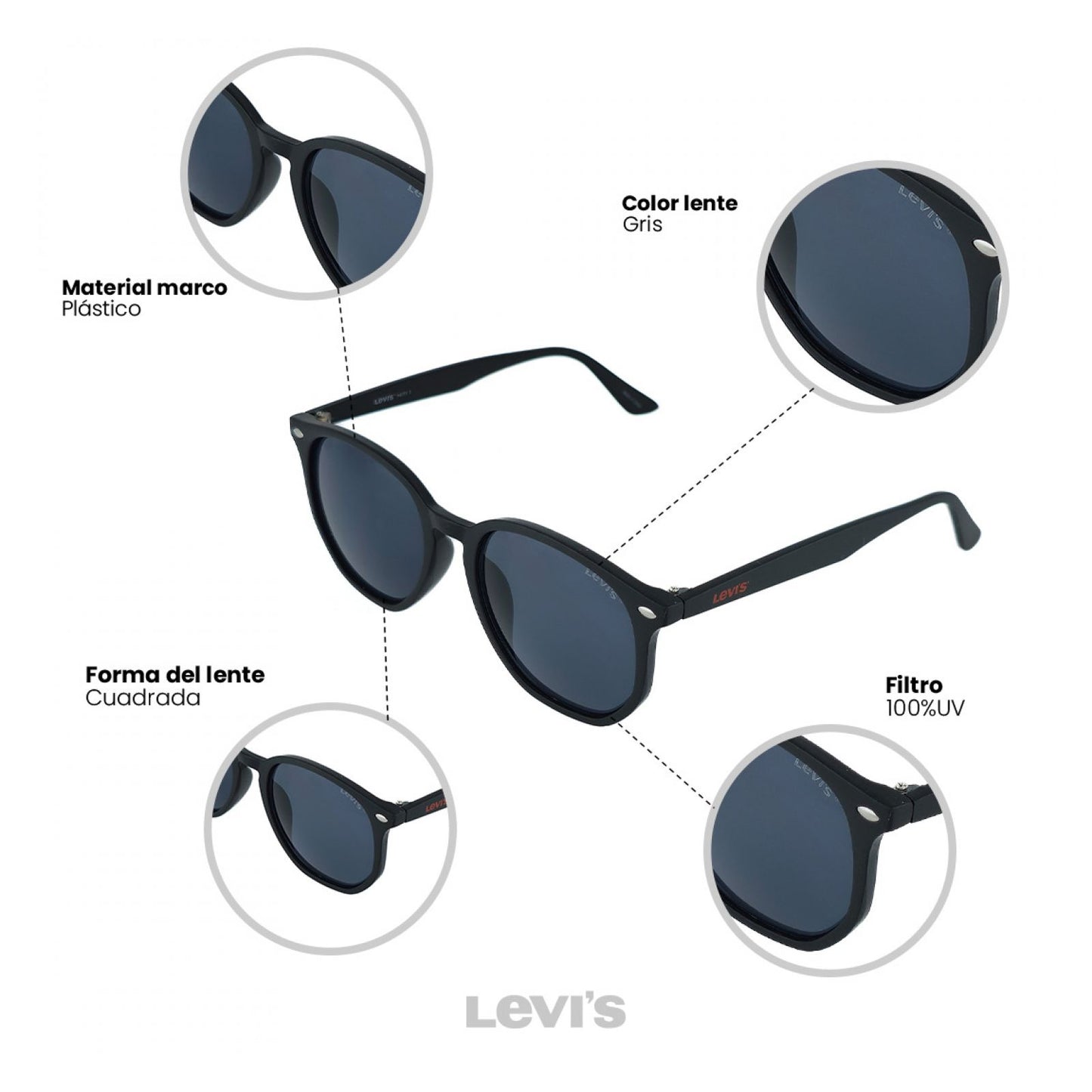 Lentes De Sol Levis Outlook X14075