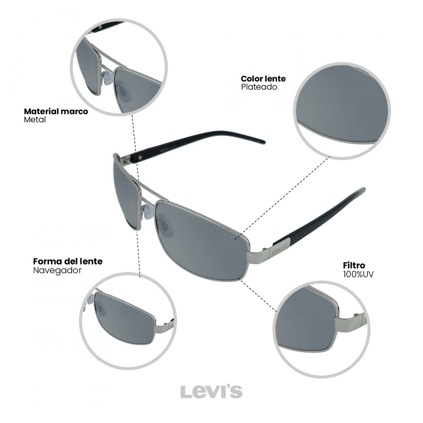 Lentes De Sol Levis Outlook X14086