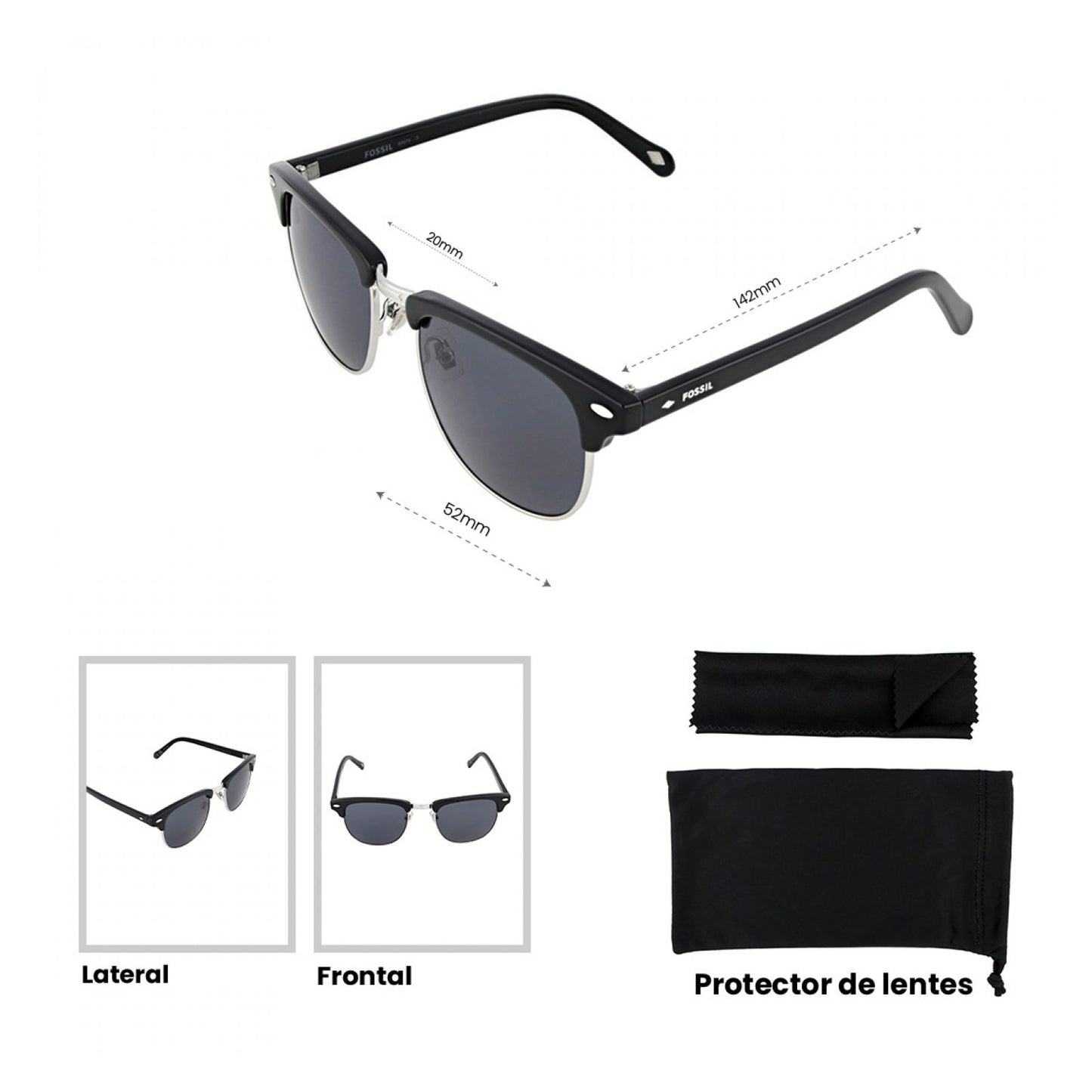 Lentes De Sol Fossil Outlook X80079