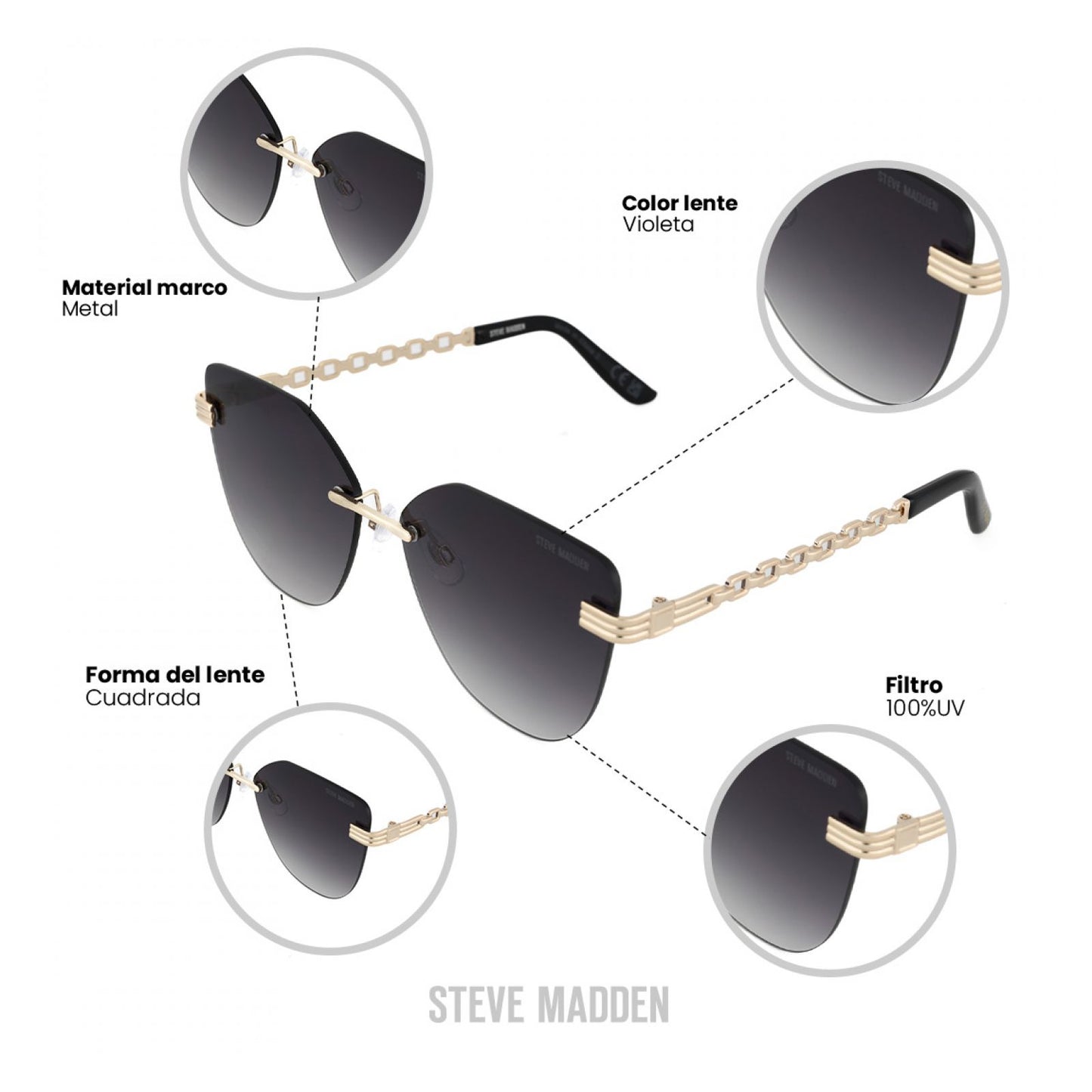 Lentes De Sol Steve Madden Outlook X17011