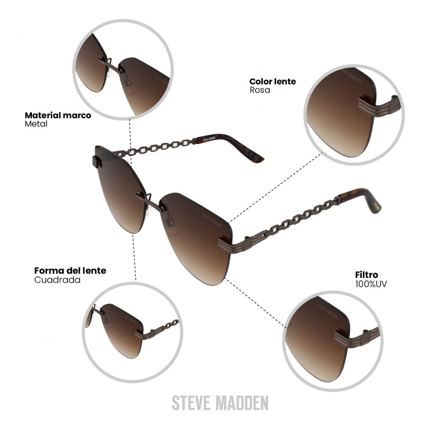 Lentes De Sol Steve Madden Outlook X17012