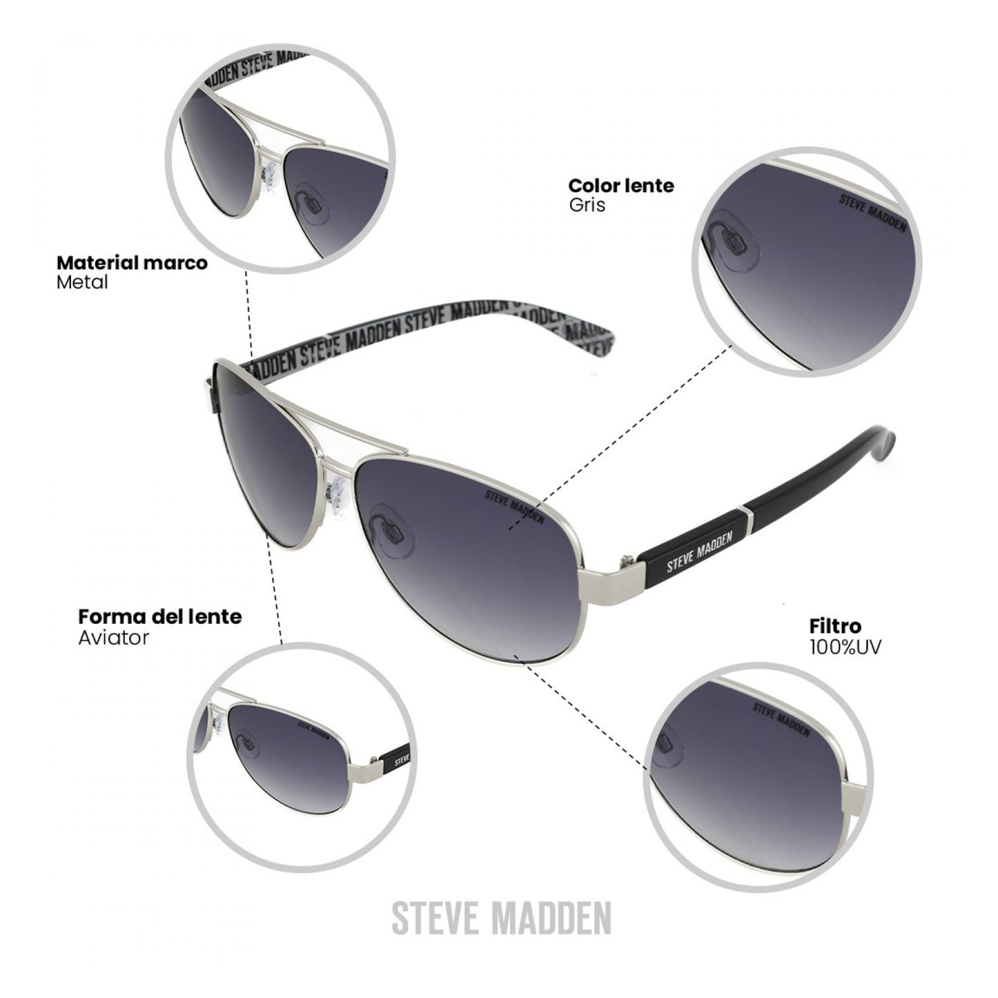 Lentes De Sol Steve Madden Outlook X17022