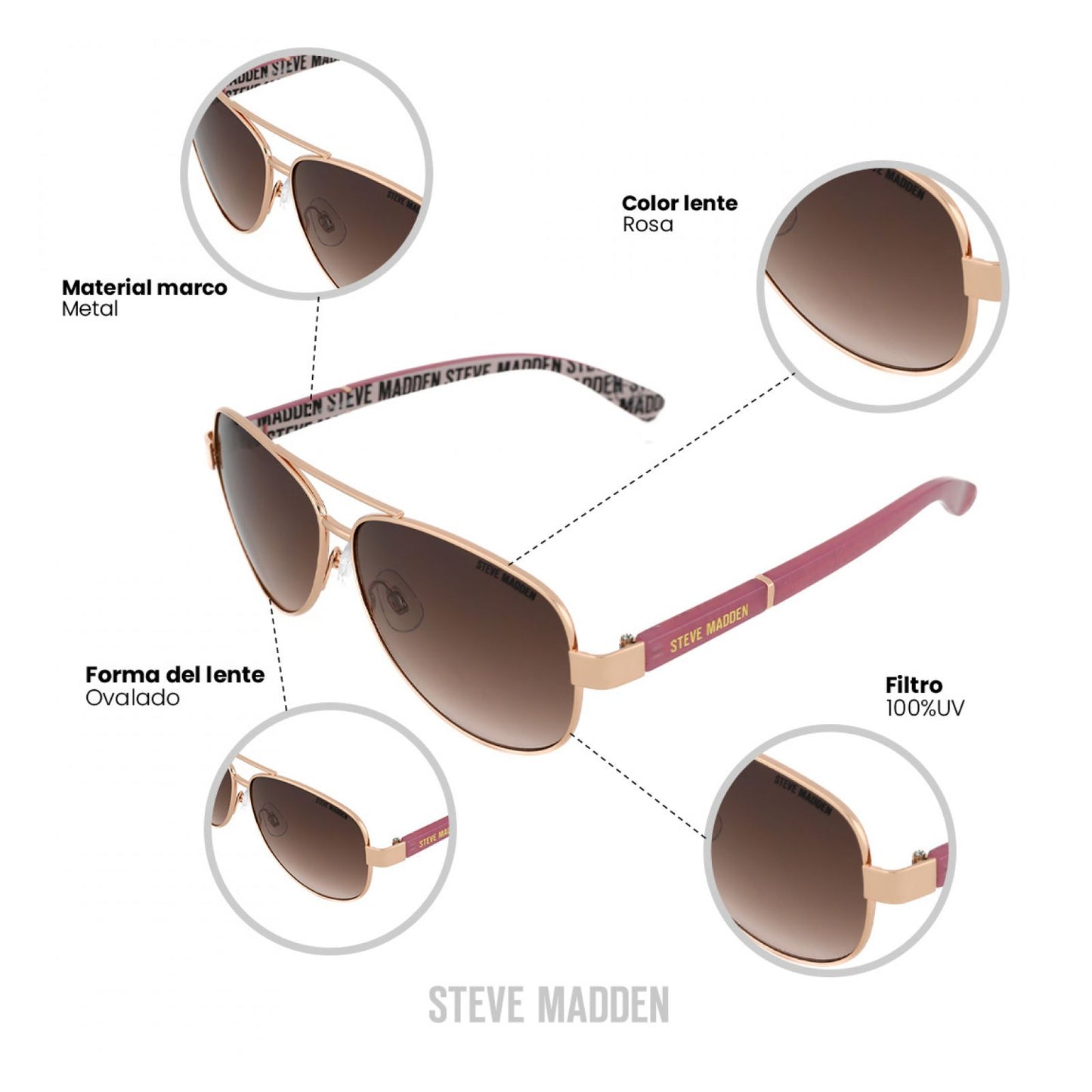 Lentes De Sol Steve Madden Outlook X17023