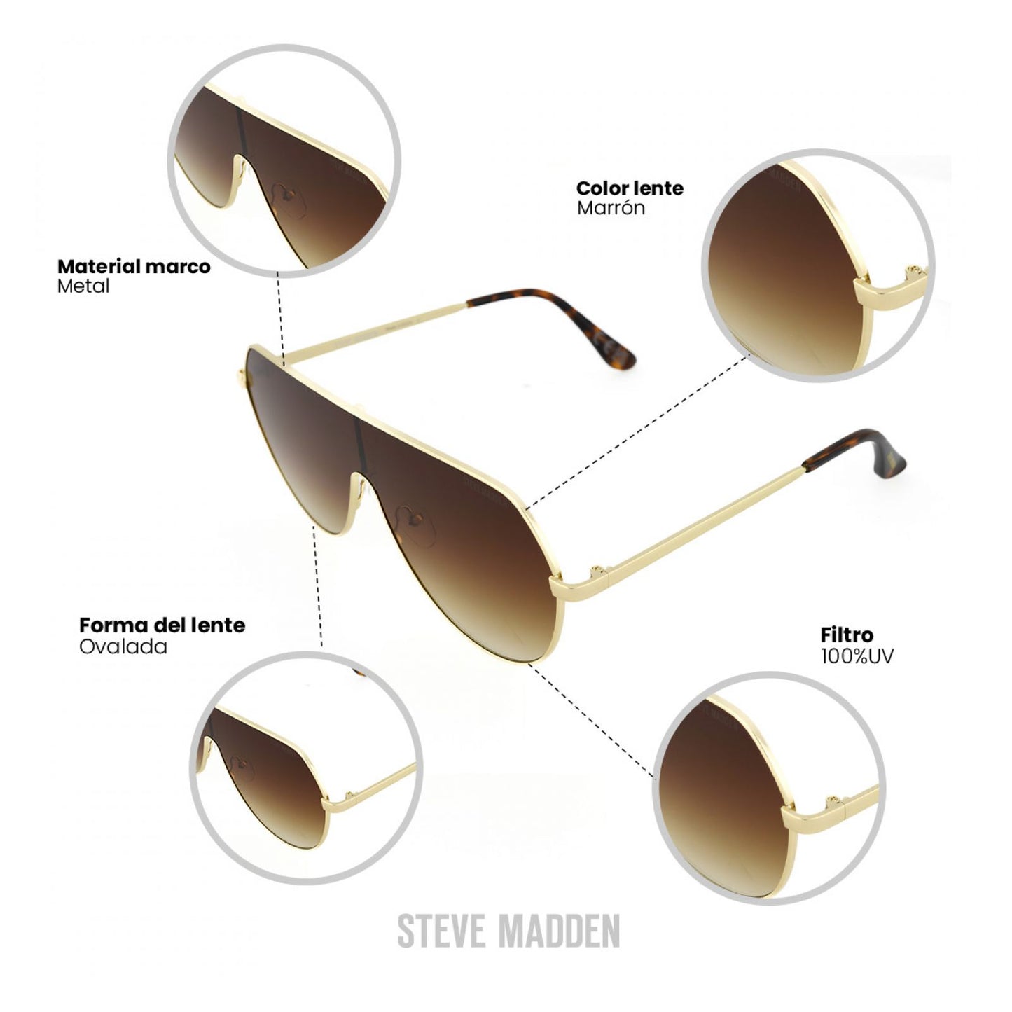 Lentes De Sol Steve Madden Outlook X17076