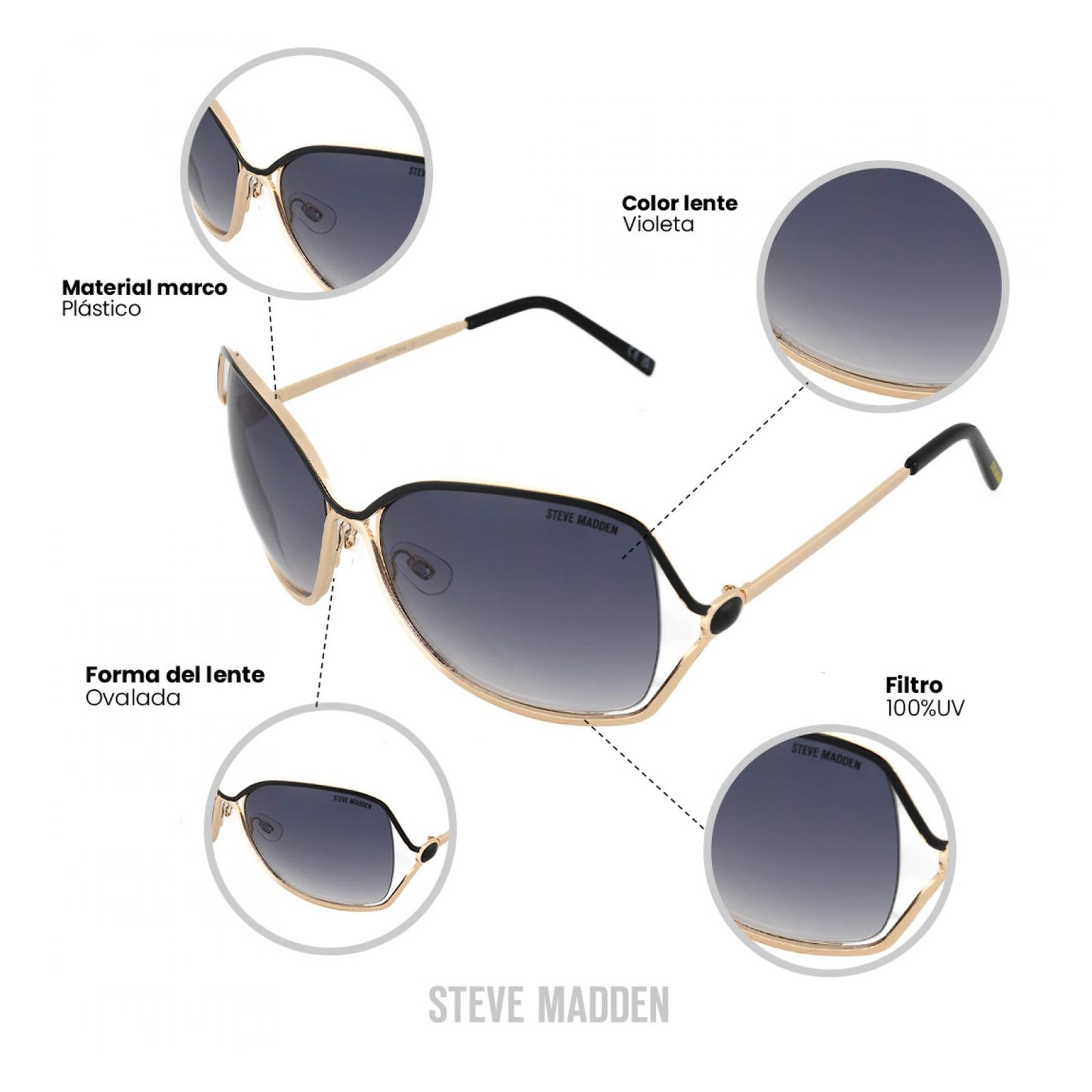 Lentes De Sol Steve Madden Outlook X17087