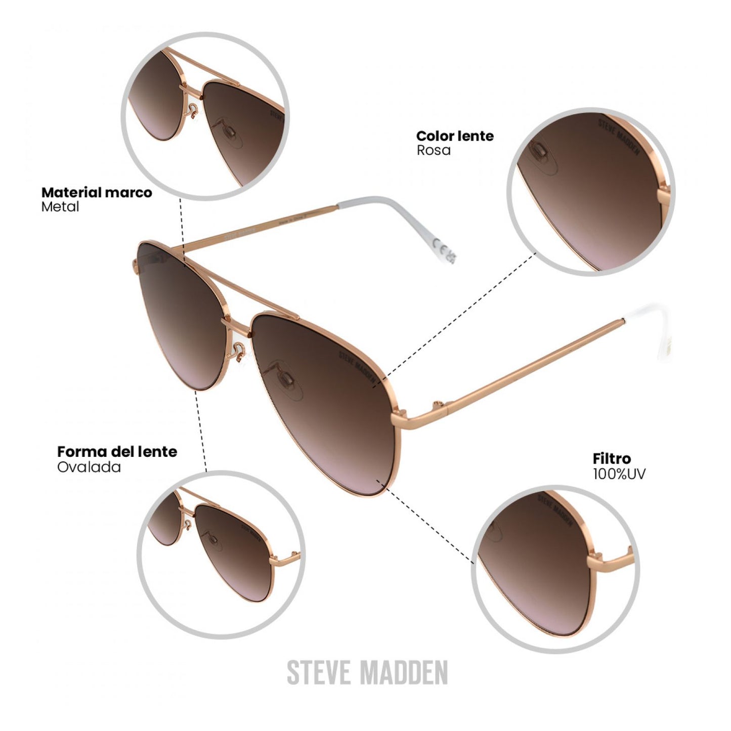 Lentes De Sol Steve Madden Outlook X17094