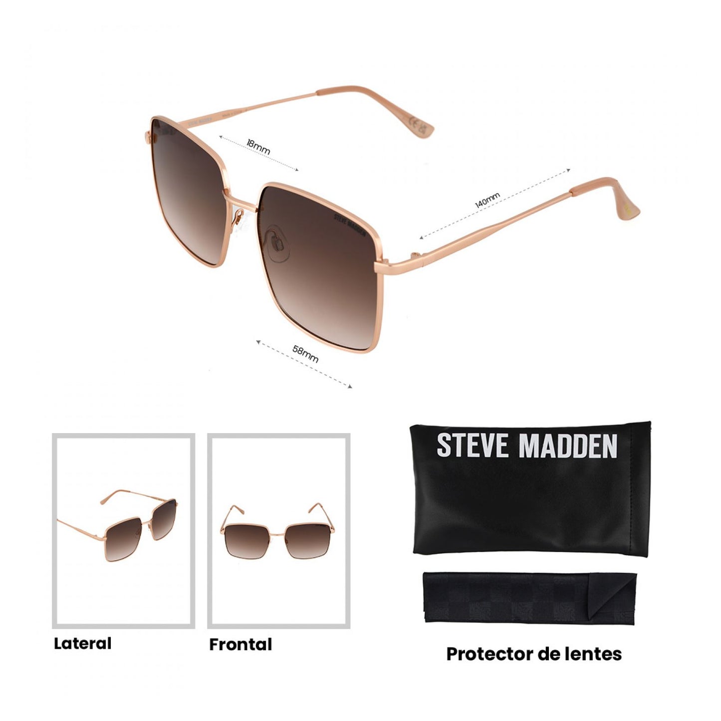 Lentes De Sol Steve Madden Outlook X17108